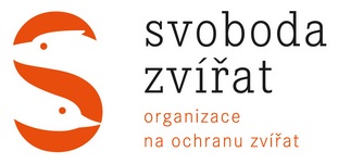 logo en naam van de Tsjechische dierenbeschermingsorganisatie genaamd Dierenverijheid (Svoboda zvířat). Naam van de organisatie: Svoboda zvířat