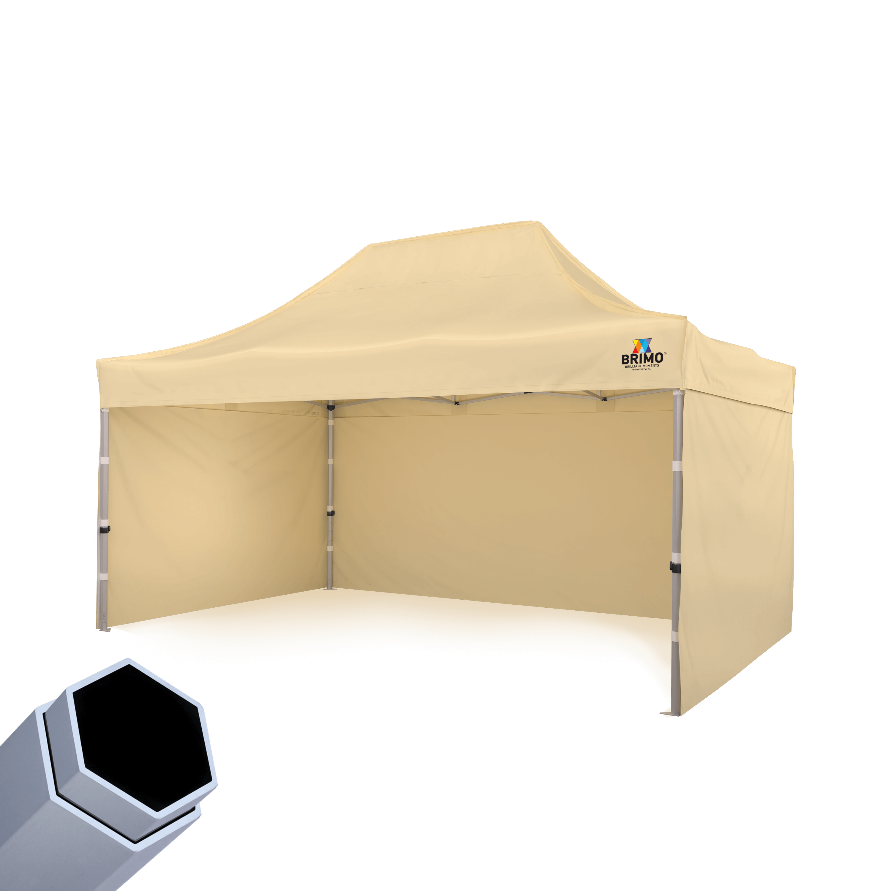 Vouwpaviljoen 3x4,5 m PREMIUM alu – Montage- en gebruikshandleiding