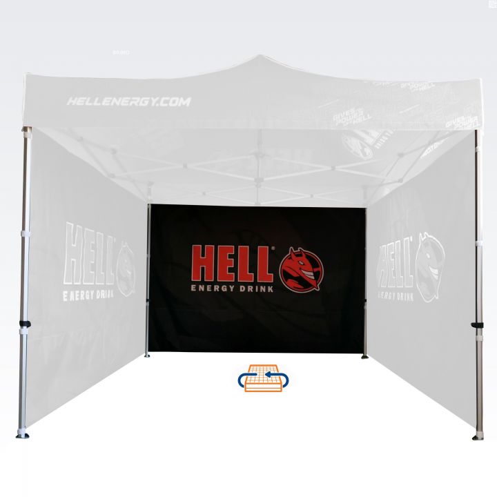 Reklamný stan na outdoor festivaly