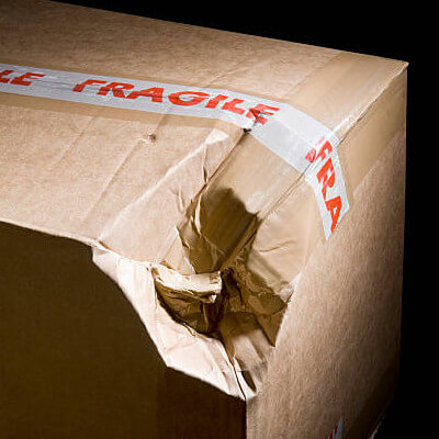 Schade door transport